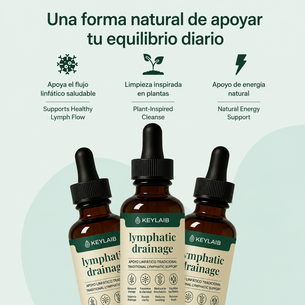 Keylaib Drenaje Linfático – Gotas Naturales