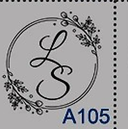 Sello Personalizado con Iniciales y Monogramas