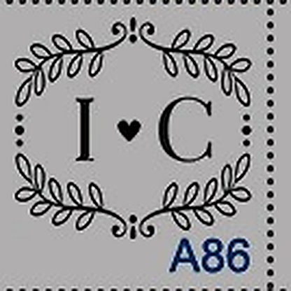 Sello Personalizado con Iniciales y Monogramas