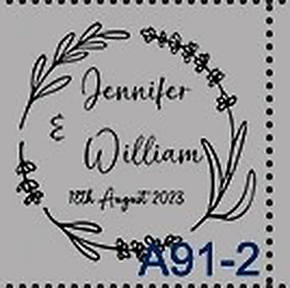 Sello Personalizado con Iniciales y Monogramas
