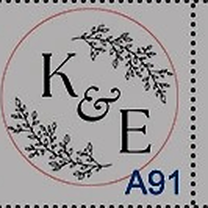 Sello Personalizado con Iniciales y Monogramas