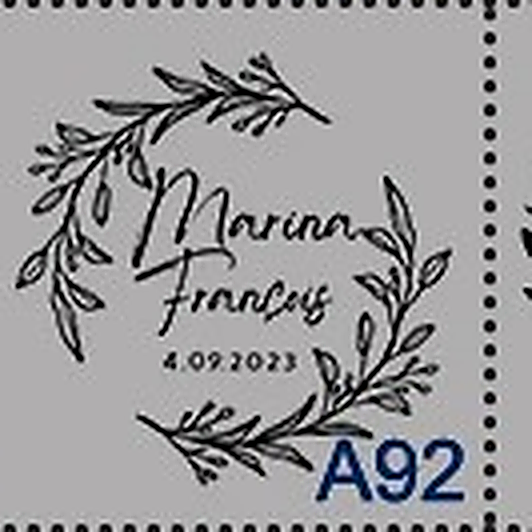 Sello Personalizado con Iniciales y Monogramas
