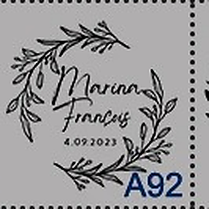 Sello Personalizado con Iniciales y Monogramas