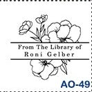 Sello de estampado de libros personalizado