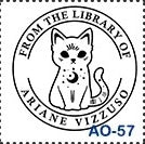 Sello de estampado de libros personalizado