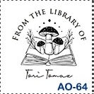 Sello de estampado de libros personalizado