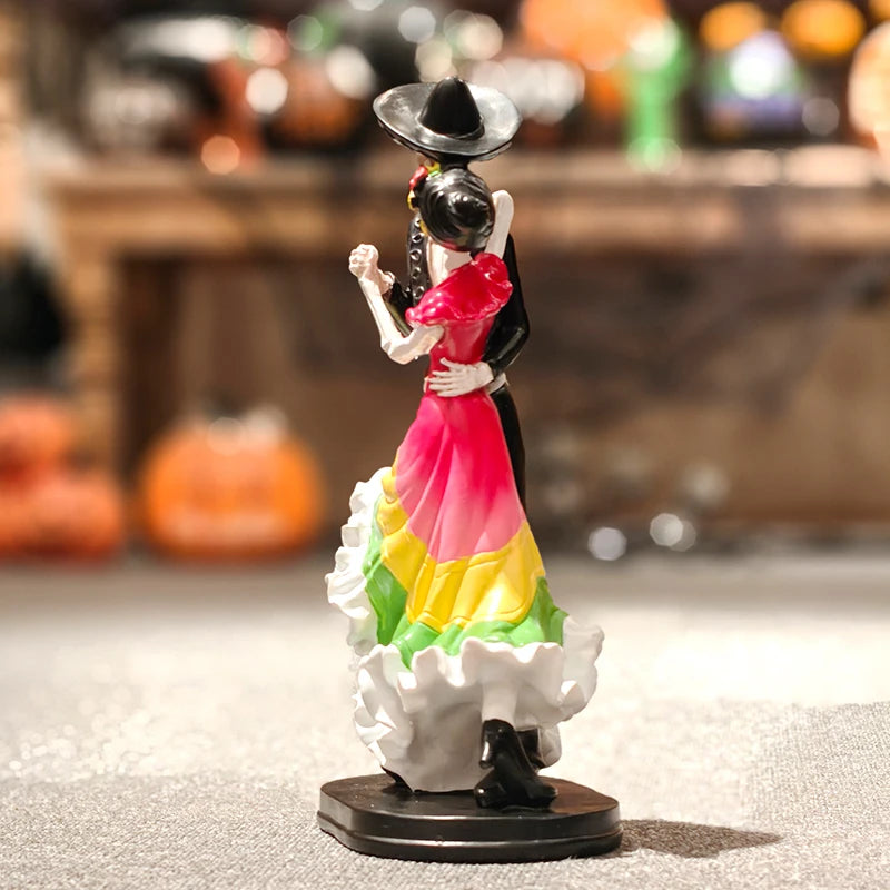Estatua Esqueleto Bailárin Día de los Muertos