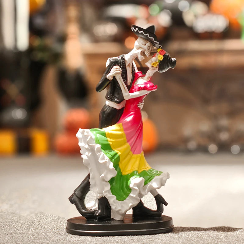 Estatua Esqueleto Bailárin Día de los Muertos