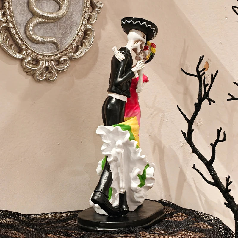 Estatua Esqueleto Bailárin Día de los Muertos