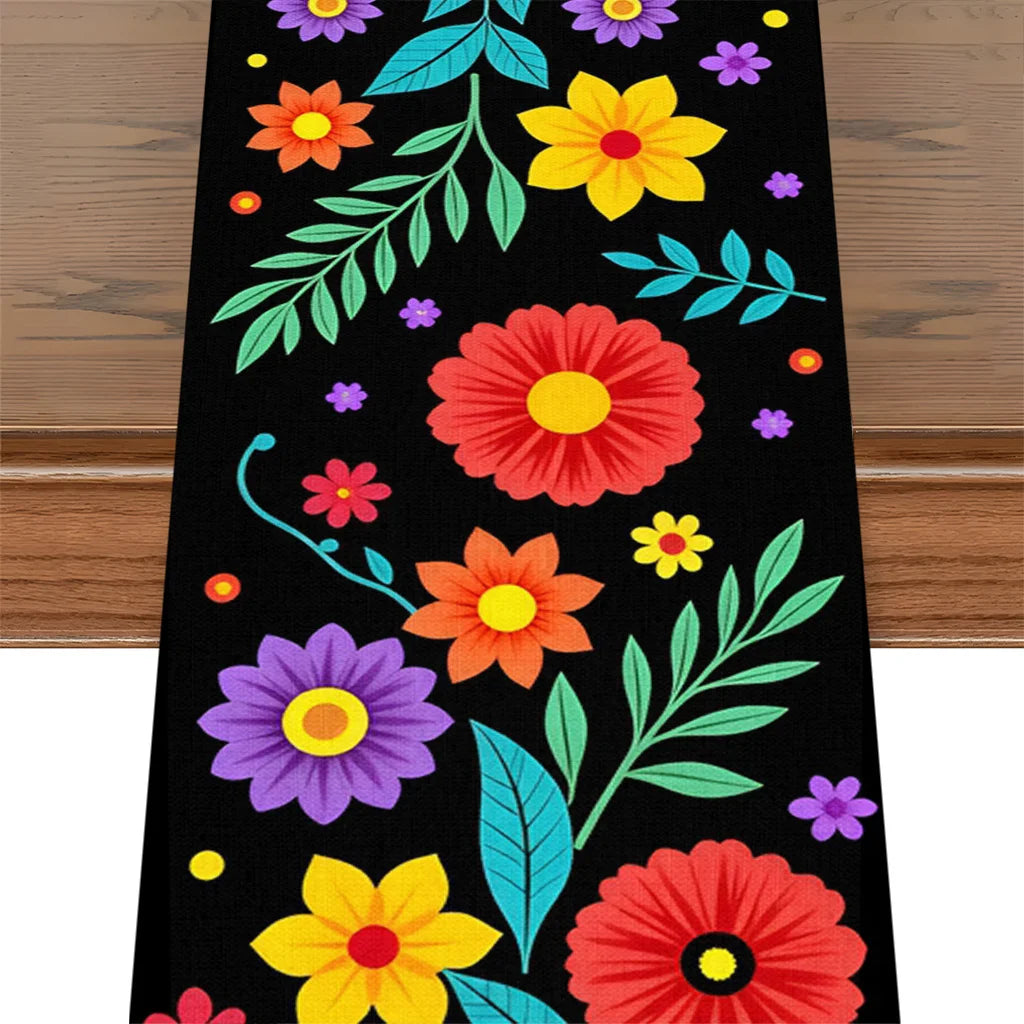 Camino de Mesa Calaveras de Azúcar Día de Muertos