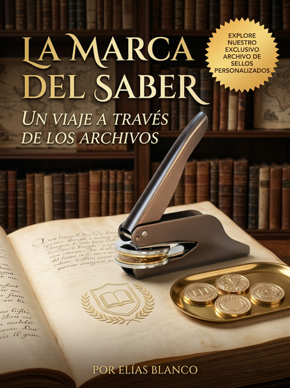 Sello de estampado de libros personalizado