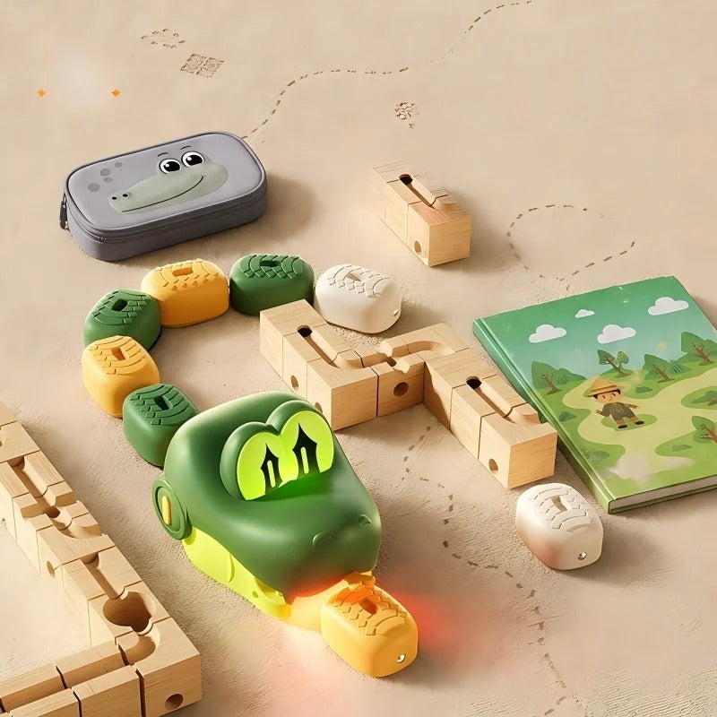 Coche Magnético RC Serpiente Greedy para 2 Jugadores, Juguete Interactivo de Batalla con Granos de Energía, Coche de Control Remoto Recargable para Niños, Regalo