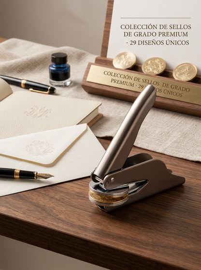 Keylaib Sello Embosser Personalizado - Colección Premium
